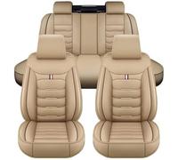 XZYNB Fundas Asiento Coche para Mercedes-Benz/AMG GLC SUV X254 2015-2025, 5 Plazas Cuero PU Fundas Asiento Delanteras Traseras, Impermeable Transpirable