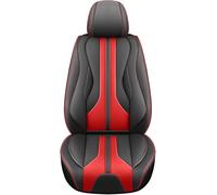 XZYNB Fundas Asiento Coche para Toyota Alphard 2021-2022 2023 2024 2025, 5 Plazas Cuero PU Fundas Asiento Delanteras Traseras, Impermeable Transpirable, Black + Red