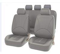 XZYNB Fundas Cuero Asientos Coche para Jeep Compass 2017-2020 2021 2022 2023 2024 2025, 9 Piezas Protectores Asiento Transpirables Todo Tipo Clima,Grey