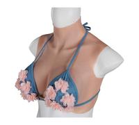 XZZXQNB Color 1,D Style 1, Prótesis mamarias de Silicona para travestis: prótesis mamarias realistas de Copa B a G para Personas transgénero Que se han sometido a una mastectomía.