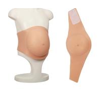 XZZXQNB Color 1,One Size, Simulador de Embarazo de Silicona - Barriga de bebé Falsa Realista para revelaciones de género, actuación y positividad Corporal