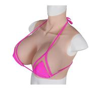 XZZXQNB Color 3,B Silicone, Peto de Copa de A-H de Silicona para travestis Drag Queens, Formas de Pecho realistas, potenciador de Pechos Falsos Suaves transgénero