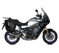MIVV Tubo de escape completo OVAL con tapa de carbono para Yamaha Tracer 9 2021-2023