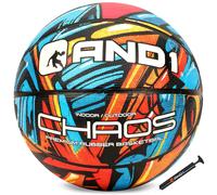 Y 1 Baloncesto del Caos: Reglamento oficial Tamao 7 (29.5 pulgadas) Caucho - Deep Channel Construction Streetball Hecho para juegos de baloncesto in