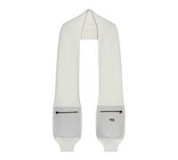 Y-3- Bufanda de Mezcla de Lana con Mangas Incorporadas- Accessories- unisex- Blanco- ONE SIZE- Bufanda de Mezcla de Lana con Mangas Incorporadas