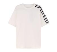 Adidas - Raw Edge 3 Stripes SS Tee - Sport - Hombre - Blanco - M -