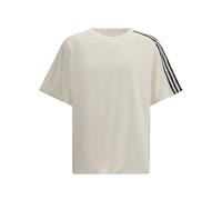 Y-3 - Raw Edge 3 Stripes Short Sleeve Tee - Tops - Hombre - Blanco - XL -