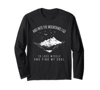Y a Las montañas voy de excursión Inspirado en la Naturaleza: Día de la Tierra Manga Larga