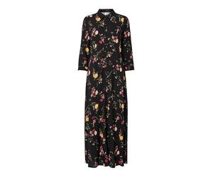 Y.A.S YAS Yassavanna - Camiseta Larga para Mujer, Negro, M
