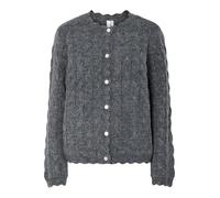 Y.A.S Yasbubera LS Knit Cardigan S. Noos, Gris Oscuro, XXL