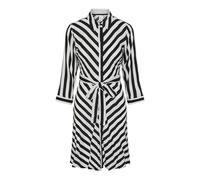 Y.A.S Yassavanna 3/4 Short Shirt Dress S. Noos Vestido, Star White/Stripes:w. Black Stripes, Mujeres