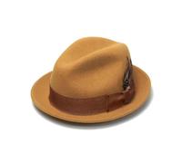 (Y) Adult Trilby Hat Comfortable French Style Ribbon Hat Band Hat Adult Festival Party Festival Formal Gathering Fedoras Hat Y