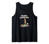 Y Ahora la Vela perfumada - Divertido Juego de Palabras de Yoga Camiseta sin Mangas
