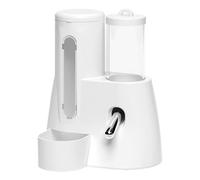 y bebedero para hámster, dispensador automático de alimentos, botella de agua, accesorios de jaula de hurón 2 en 1, recipiente de alimentos a prueba de fugas para animales pequeños
