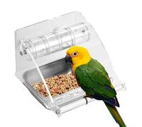 Y Bebedero para Loros | Taza De Acrílico para Agua Y Comida - Alimentación para Mascotas De Jaula,para Periquito Canario Loro Agapornis Entusiastas De Aves Familia Amigos Interior