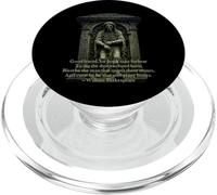 Y Curst Be He That Moves My Bones Shakespeare Cita PopSockets PopGrip para MagSafe