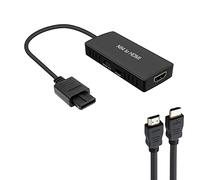 Y.D.F Adaptador convertidor N64 a HDMI Compatible con conversión 16:9/4:3, Cable de Enlace HDMI para N64/SNES/NGC/SFC (Plug and Play)