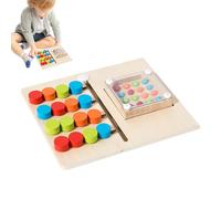 y deslice el : Aprendizaje Visual y temprano de los Dedos | Patrón de Objetivo Bloque Deslizante Bloque Brain Teaser | Fidget Toys promueve la Memoria y el Pensamiento ló