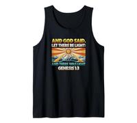 Y Dios Dijo Que Haya luz Panel Solar Camiseta sin Mangas