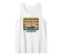 Y Dios Dijo Que Haya luz Panel Solar Camiseta sin Mangas