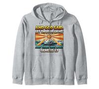 Y Dios Dijo Que Haya luz Panel Solar Sudadera con Capucha