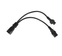 Y el Cable de Enchufe de alimentación de Y Divisor IEC 320 C14 Macho a C13 y C5 Cable de Adaptador Divisor Femenino Cable de alimentación 10A Y Multi Plug para Obtener más