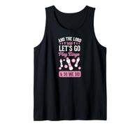 Y el Señor Dijo Vamos a Jugar Bingo Y Así Lo Hicimos Camiseta sin Mangas