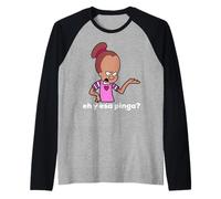 y Esa pinga Divertido Dibujos Animados cubanos munequito Cubano Camiseta Manga Raglan