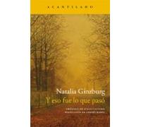 Y eso fue lo que pasó: 271 (Narrativa del Acantilado)