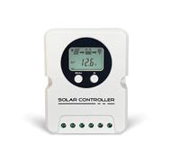 Y&H 30A Regulador de carga de panel solar 12V 24V regulador de batería con doble USB adecuado para baterías selladas gel/inundadas/LiFePO4/Li(NiCoMn)O2