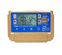 Y&H MPPT 30A Laderegler para Solares 12V 24V con LCD, USB y APP, Ladespannung einstellbar, compatible con B-S, FLD, Li
