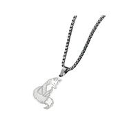 y Hombres, Colgante circón Animal Choker Pendence, Fox Girl Collar Inicial, joyería de Zorro para Mujeres, Joyas terianas