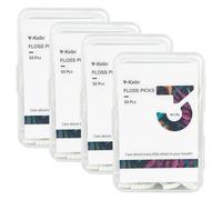 Y-Kelin 200 unidades de palillos de hilo dental, 4 paquetes de 50 unidades, limpieza eficaz de los espacios interdentales y cuidadosos con las encías - palillos de hilo dental profesionales