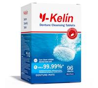 Y-Kelin Tabletas Limpiadoras para Dentadura Postiza y Prótesis Dentales Removibles - 96 Tabletas