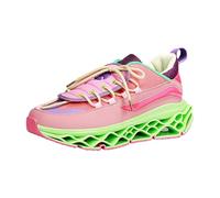 Y los hombres casuales de malla ligera plana transpirable color sólido hombres fitness zapatos, verde, 39 EU