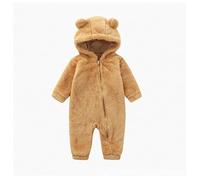 y Mono para Niña Bebé Conjunto Completo con Capucha Puños Abrigado Invierno (Yellow, 12-18 Months)