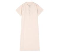 y Niñas Albornoces Primavera, y modelos para media y grande cremallera redonda corbata manga corta musulmana árabe juvenil casual albornoz Chaquetas elegantes para chicos, beige, 13-14 años