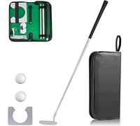 Y-Nut Minijuego de Golf para Interior de Color Verde, con Putter, Cortador de Agujeros y Taza, Oficina