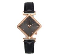 y relojes para mujer, reloj analógico de cuarzo, reloj de pulsera, reloj de negocios, fecha, reloj casual, negro, talla única