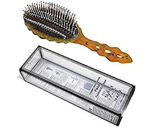 Y.S. Park Luster Aerozaurus Paddle Cushion Eco Styler Cepillo para el pelo, color ámbar, 0,13 kg