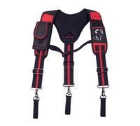 Y-Shape Tool Belt Suspenders | Oxford Cloth + PP Webbing, 54x33cm, 500g | Adjustable Detachable Construction Harness | Comfortable Padded Shoulder Straps For Electricians, Carpenters & Builders
