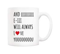 Y Siempre Te Amaré, Tazas Con Asa Taza De Café Cerámica Taza Para Hogar Bebidas Cacao 330Ml