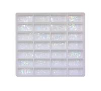 Y sombras Moldes de resina Epoxy juego de dominó holográfico moldes de silicona para adornos arte de resina molde de adornos artesanales
