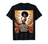 Y todavía me levanto melanina Historia Negra Justicia Racial Mujeres Camiseta