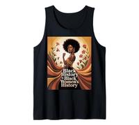 Y todavía me levanto melanina Historia Negra Justicia Racial Mujeres Camiseta sin Mangas