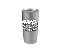 Y todavía tengo amor por las calles | Música de los 90 Vaso térmico de acero inoxidable de doble pared