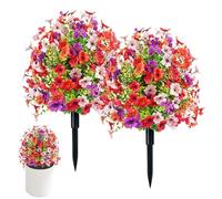 y Topiary Bolas | Resistente al Sol Dos piezas,Cincuenta y seis pulgadas Topiary Ball Decoración al aire libre,para boda, calefacción de casa, propietarios de viviendas, jardín, entrada y almohadilla