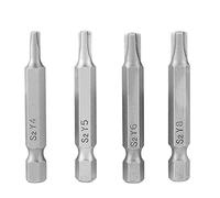 Y - Type Three - Point Screwdriver Bits 4Pcs Set | 1/4 Inch Hex Shaft Secure Grip Tool | Non - Slip Driver for Electronics/Toys/Appliances | Chrome Alloy Steel Y4 Y5 Y6 Y8