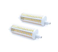 Y.W.Licht R7S LED 118mm Regulable 20W Blanco Cálido 3000K 220V Bombilla Sustitución para 200W Luz Halógena R7S Bombilla J118 Tipo Iluminación Lineal 330° Ángulo de Haz (2 Piezas)