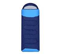 Y-wing Saco de Dormir al Aire Libre para un Adulto Que va de excursión, Camping, Envuelta en una Bolsa Impermeable de Cierre rápido,Darkblue